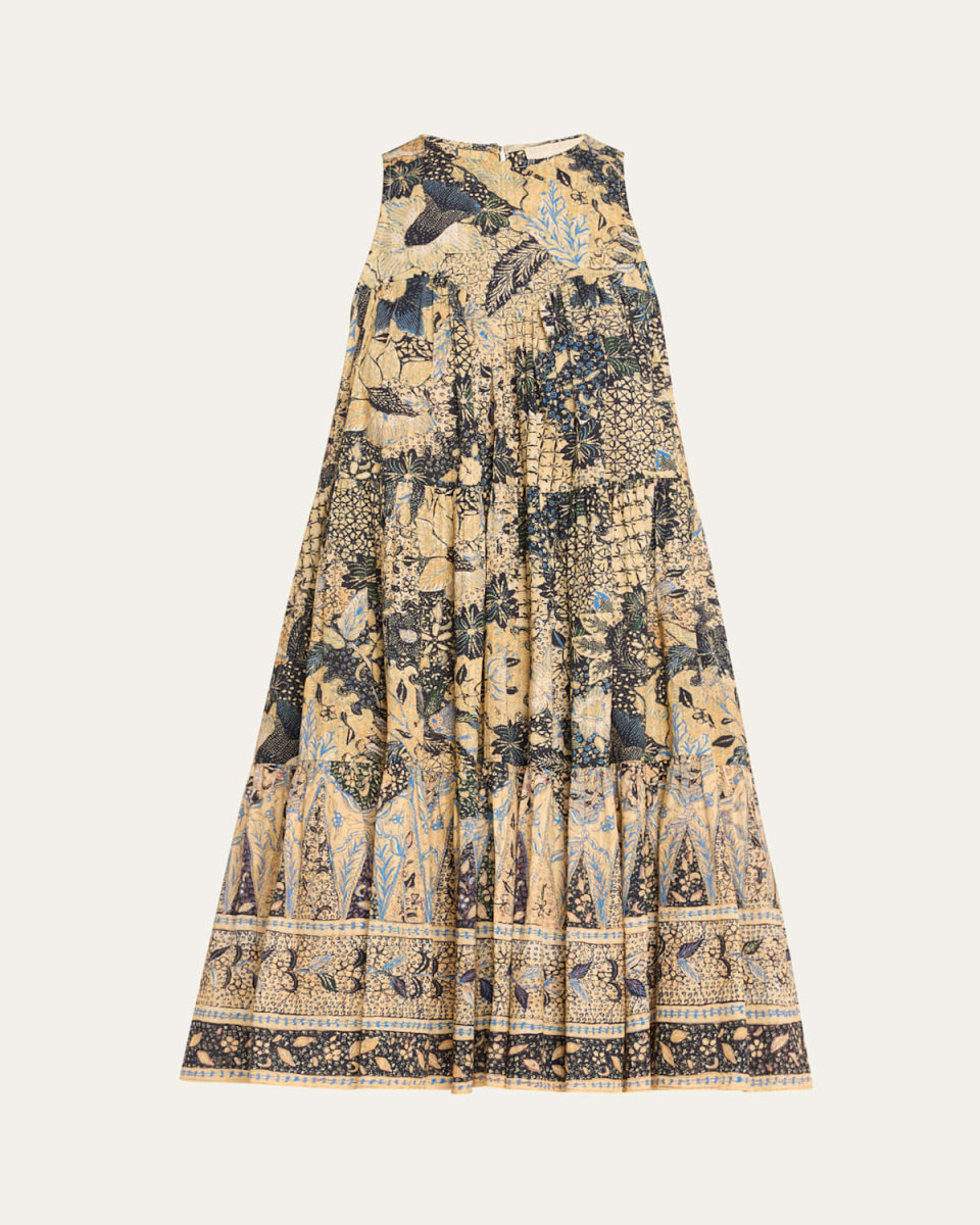 Mari Printed Swing Dress